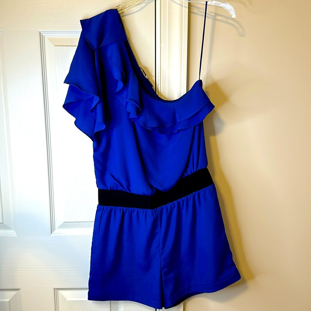 Romper, one shoulder